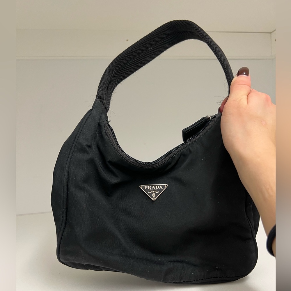 Vintage Prada nylon black bag